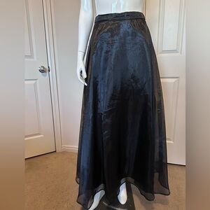 JS Collections Black Maxi Skirt